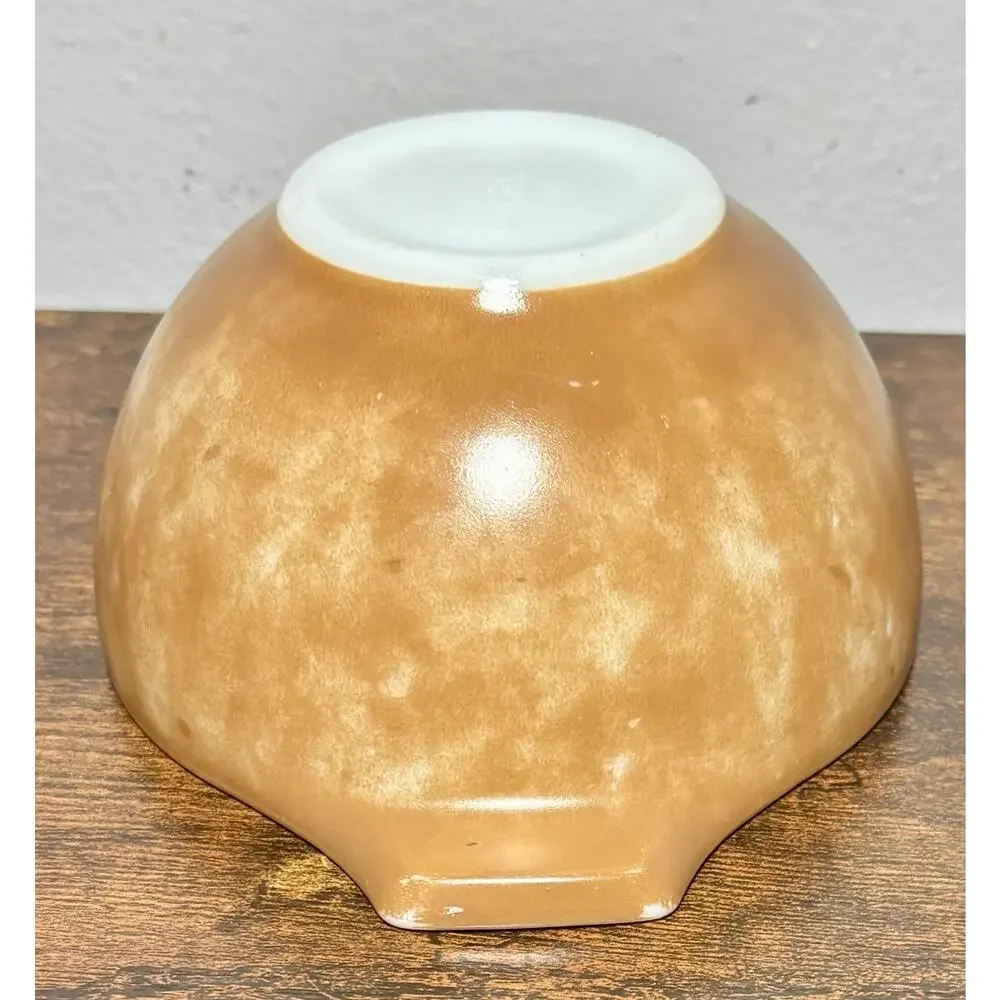 Vintage Pyrex Town & Country 441 Brown Cinderella Bowl 1-1/2 Pint- Restored